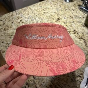 William Murray golf reading greens watermelon the judge visor hat